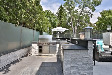 110 Arjay Crescent - Backyard Kitchen