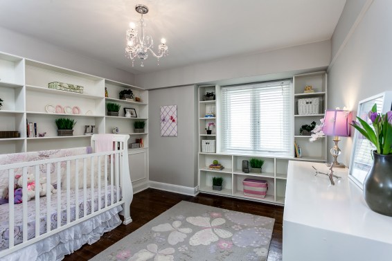 141 Lawton Blvd - Bedroom with Builtin Bookcases Towards Window