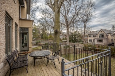 222 St Leonard's Avenue - Exterior Backyard Deck