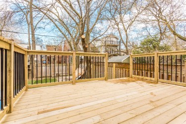 281 Willow Avenue - Exterior Backyard Deck