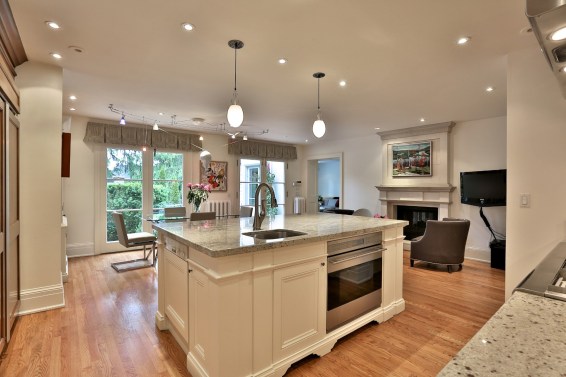 376 Russell Hill Road - Kitchen Behind Island