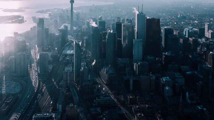 bird s eye view of city during daytime