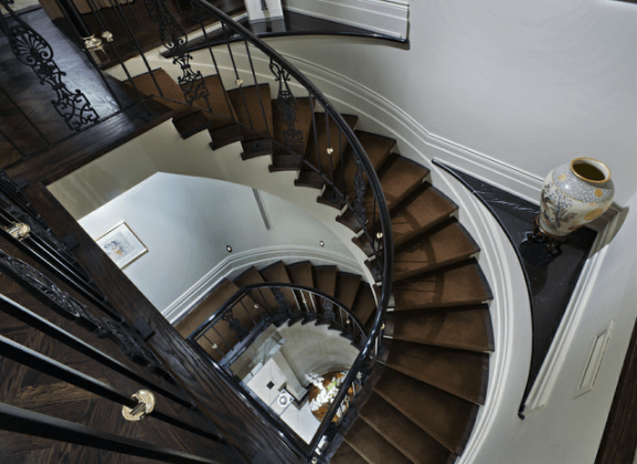 12 Macpherson Avenue - Spiraling Staircase