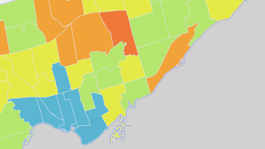 Toronto Real Estate Prices Composite Percentage May 2016